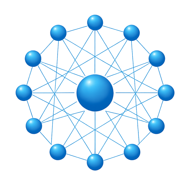 Blauer, geometrischer Globus mit Linien und Punkten, die ein Netzwerk darstellen.
Image by Gerd Altmann from Pixabay